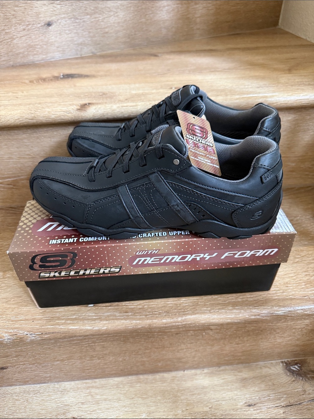 Men’s NWT Skechers Murilo black 10